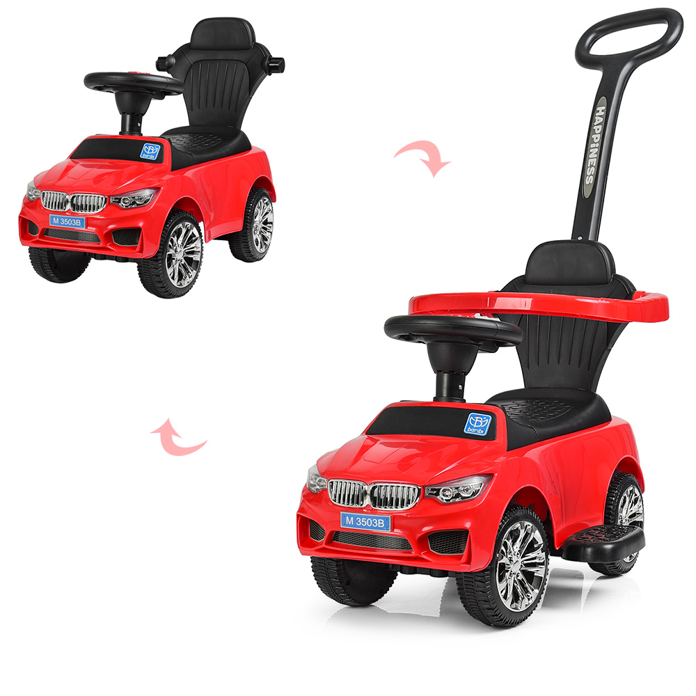 

Каталка-толокар Bambi BMW M 3503B (MP3)-3 2в1 червоний