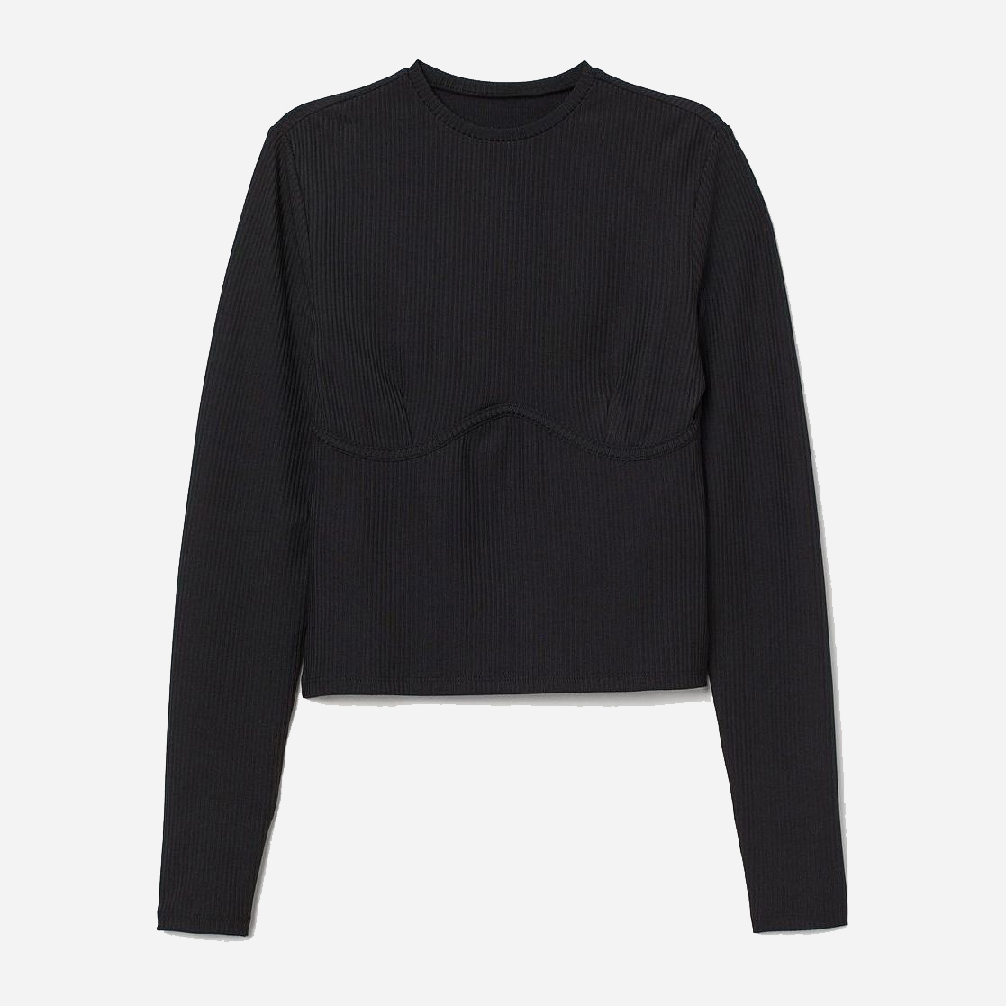 

Лонгслив H&M 0762619 XS Черный