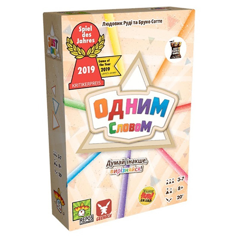 

Настільна гра “Одним словом” (Geekach Games)