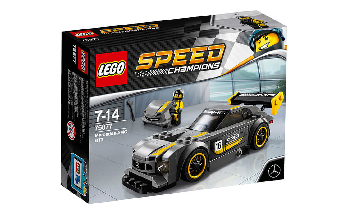 

Конструктор LEGO Мерседес AMG GT3 196 деталей (75877)