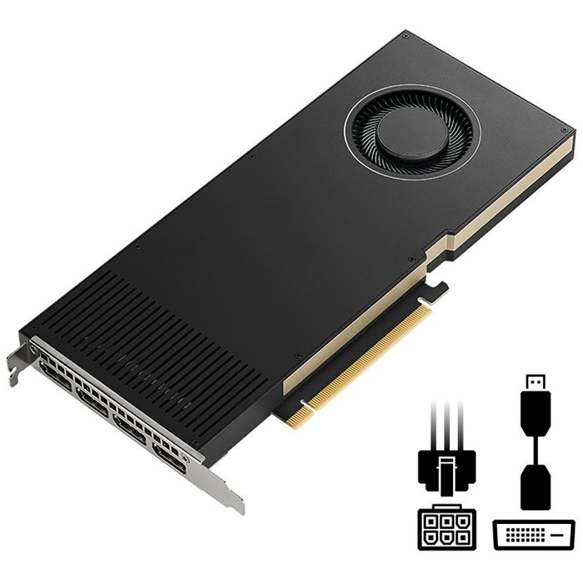 

Видеокарта NVIDIA RTX A4000 16GB 4DP Graphics (20X24AA)