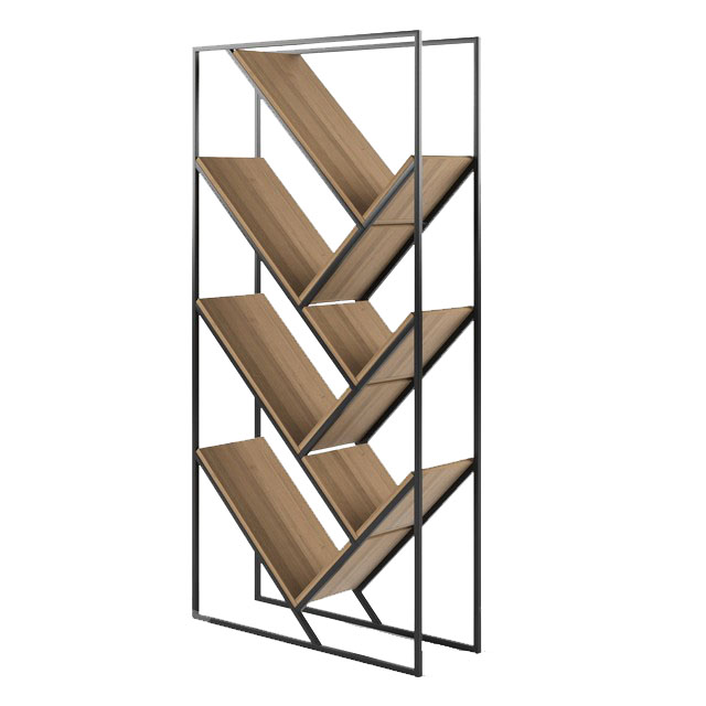 

Стелаж LFWood MASI Лофт 1100х300х2000 Ясень темный FLT12083
