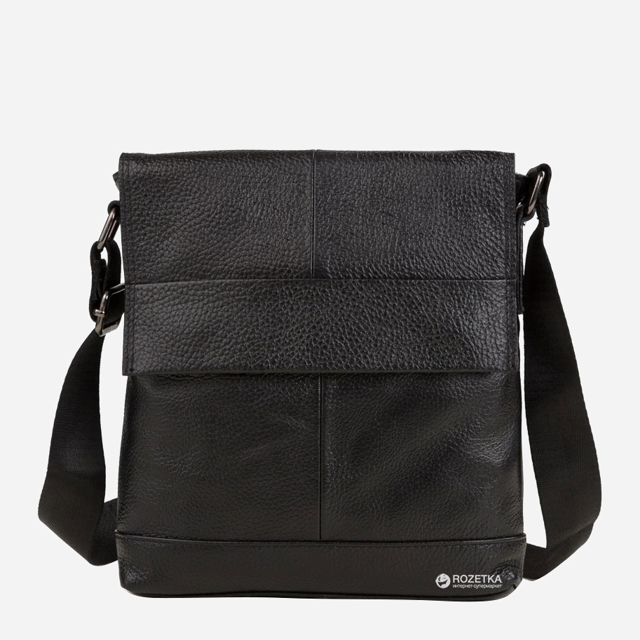 

Мужская кожаная сумка-мессенджер TIDING BAG M38-8136A Черная