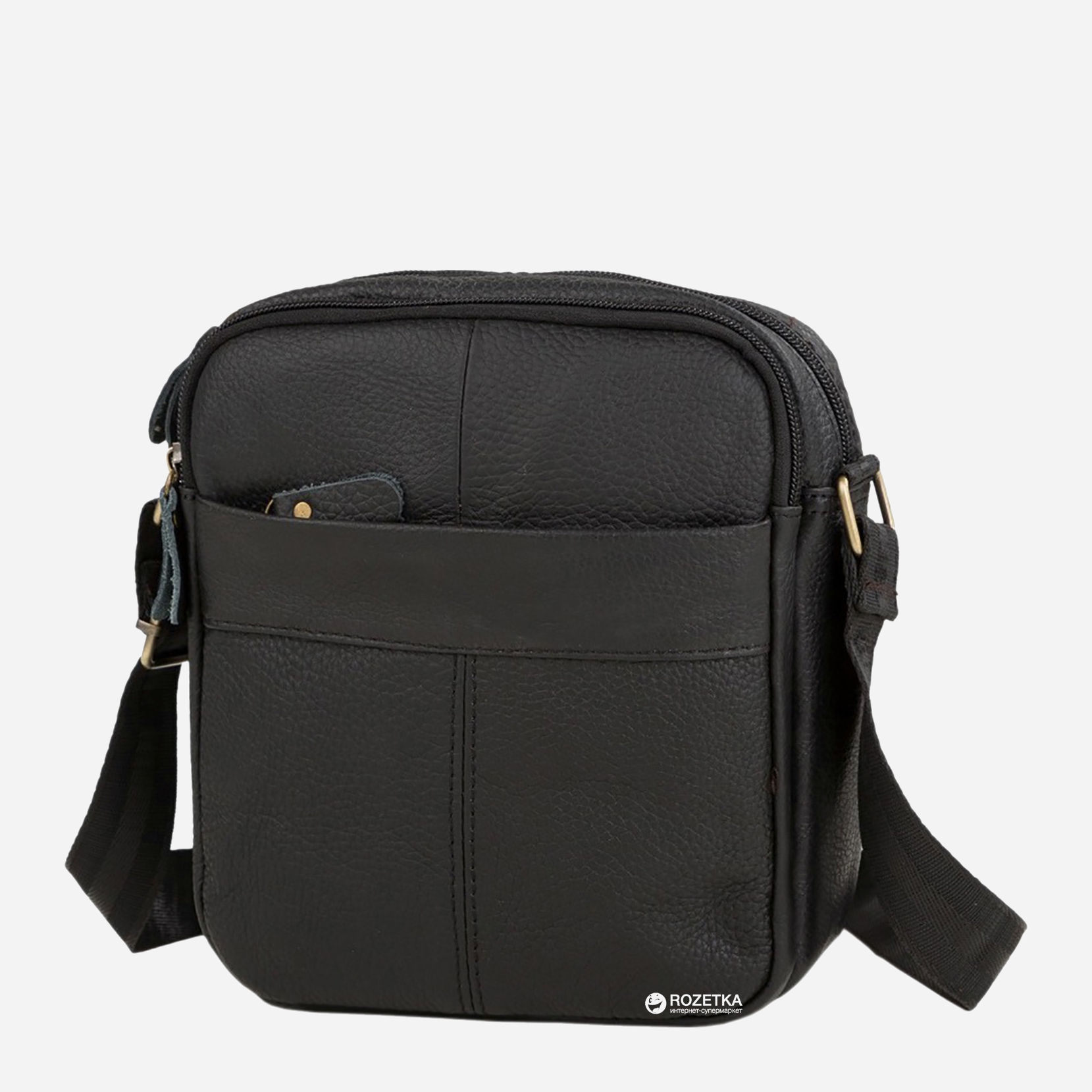 

Мужская кожаная сумка-мессенджер Tiding Bag M38-1025A Черная