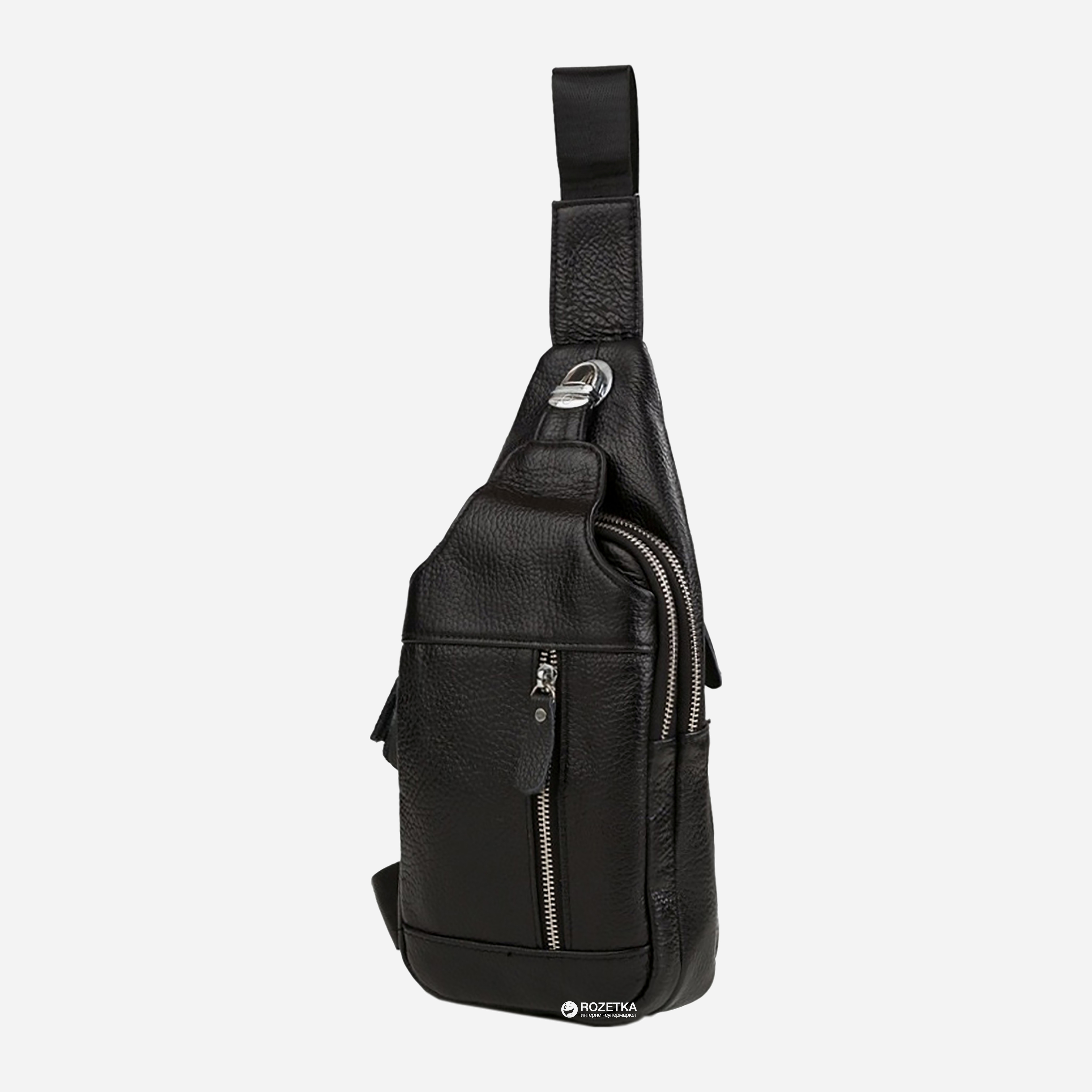 

Мужская кожаная сумка-мессенджер Tiding Bag M38-8150A Черная