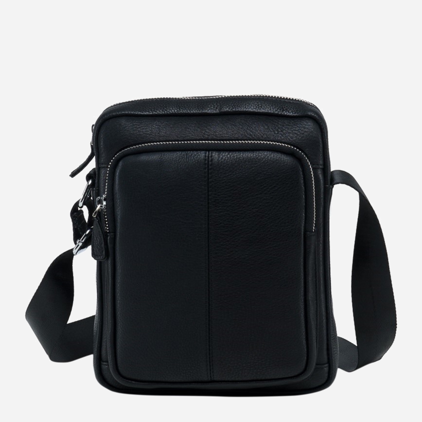 

Мужская кожаная сумка TIDING BAG NA50-069A Черная