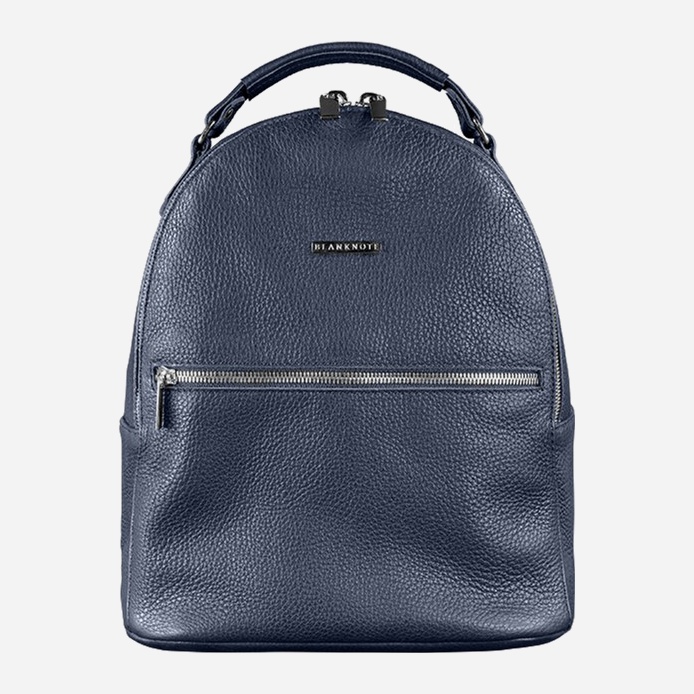 

Женский кожаный рюкзак BlankNote Мини Kylie BN-BAG-22-navy-blue Синий
