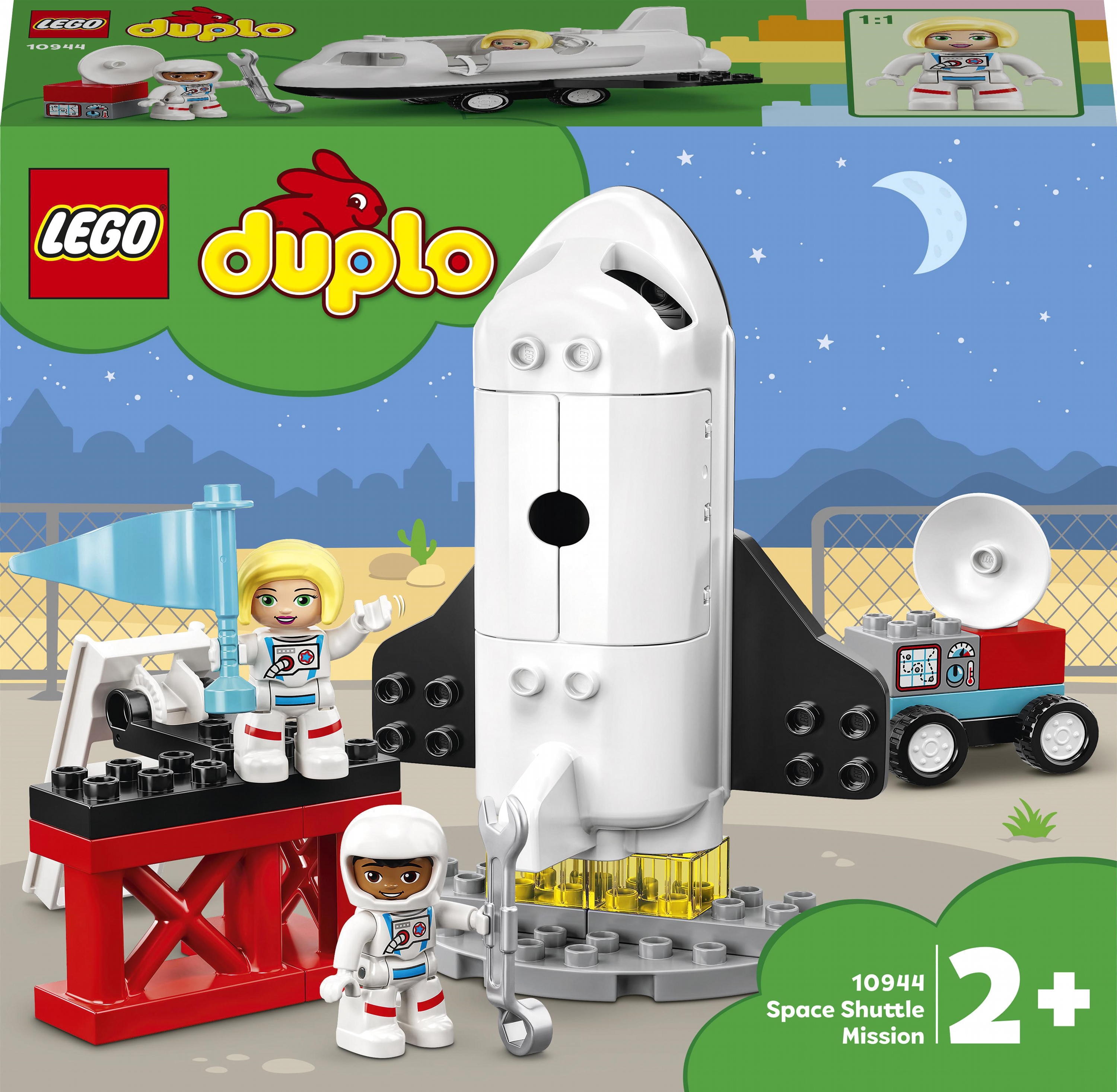 

Конструктор LEGO DUPLO Town Экспедиция на шаттле 23 детали (10944)