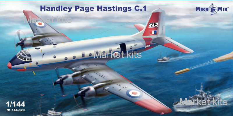 

Транспортный самолет Handley Page Hastings C.1 1:144 Micro-Mir (MM144-029)