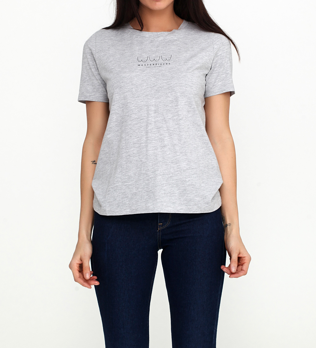 

Футболка Minimum 1641300801812-80  серый, Футболка Minimum 1641300801812-80 S серый