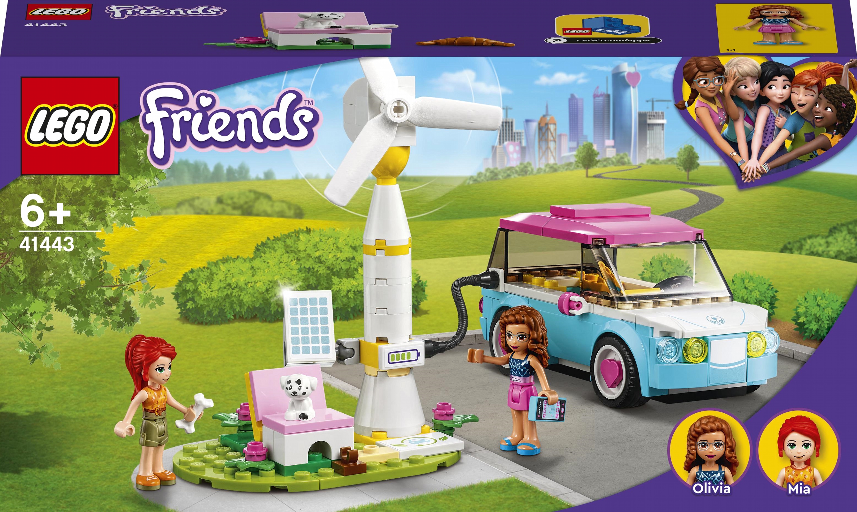 

Конструктор LEGO Friends Электромобиль Оливии 183 детали (41443)