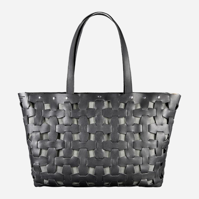 

Женская кожаная сумка-шоппер BlankNote Пазл XL BN-BAG-34-g Графит
