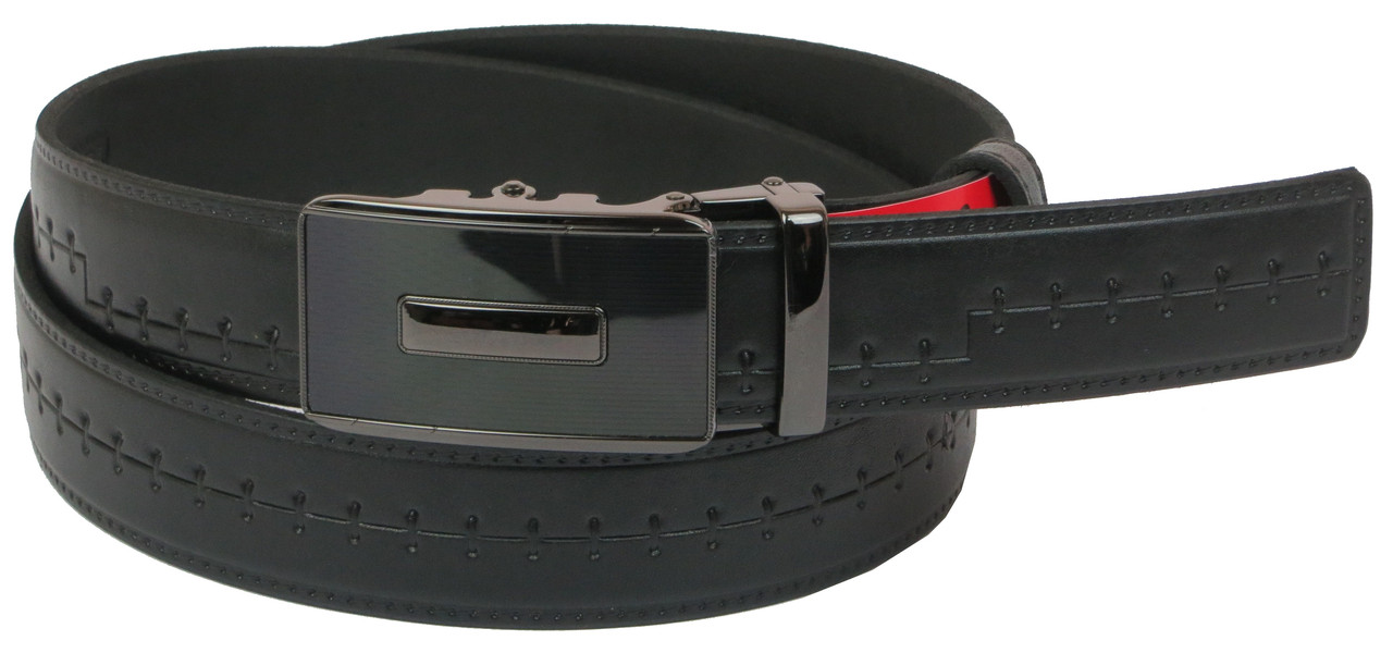 

Мужской кожаный ремень Skipper 118-138х3,5 см Черный 000159794