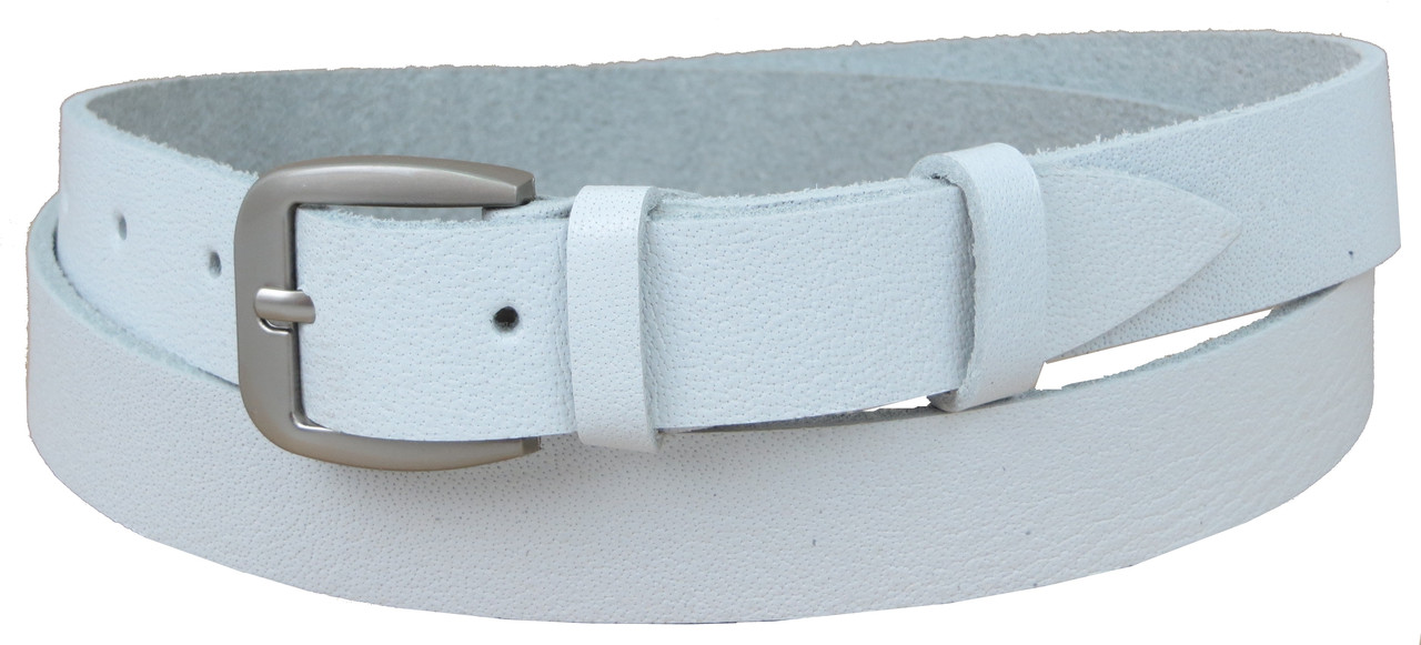 

Женский кожаный ремень Skipper 110-130х2,5 см Белый 000160000
