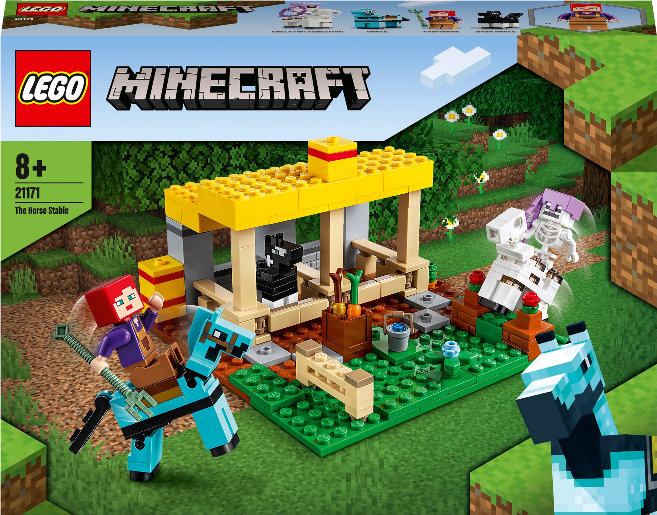 

Конструктор LEGO Minecraft Конюшня 241 деталь (21171)