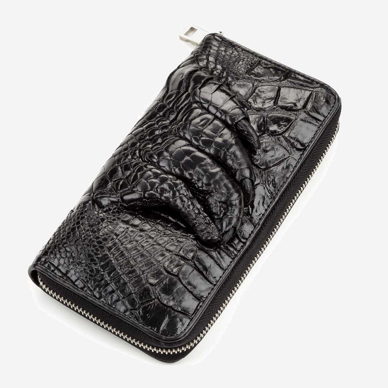 

Борсетка Crocodile Leather 18172 Черная