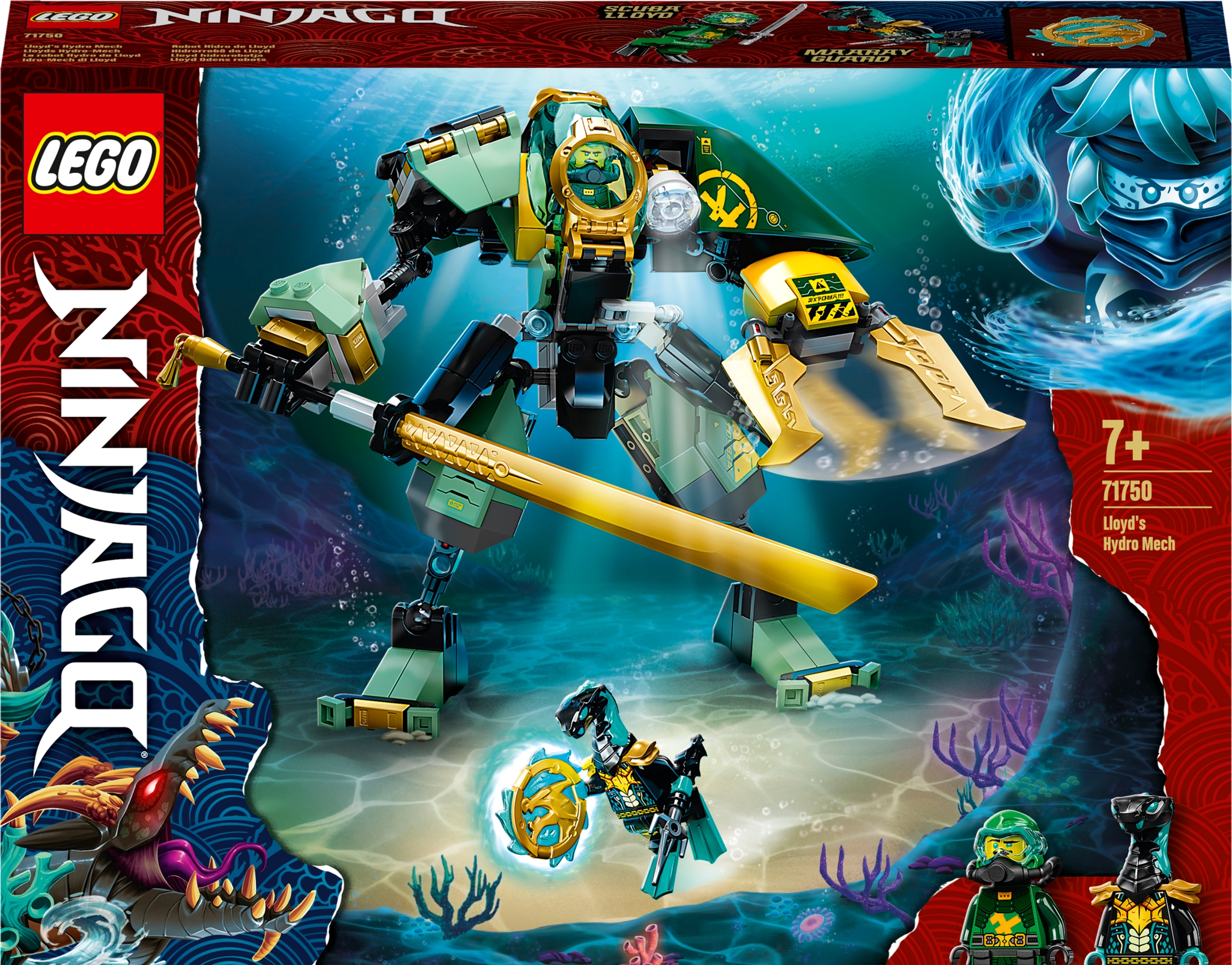 

Конструктор LEGO Ninjago Водный робот Ллойда 228 деталей (71750)