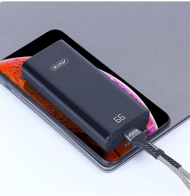 

Универсальная мобильная батарея Aspor A370 10000mAh Black