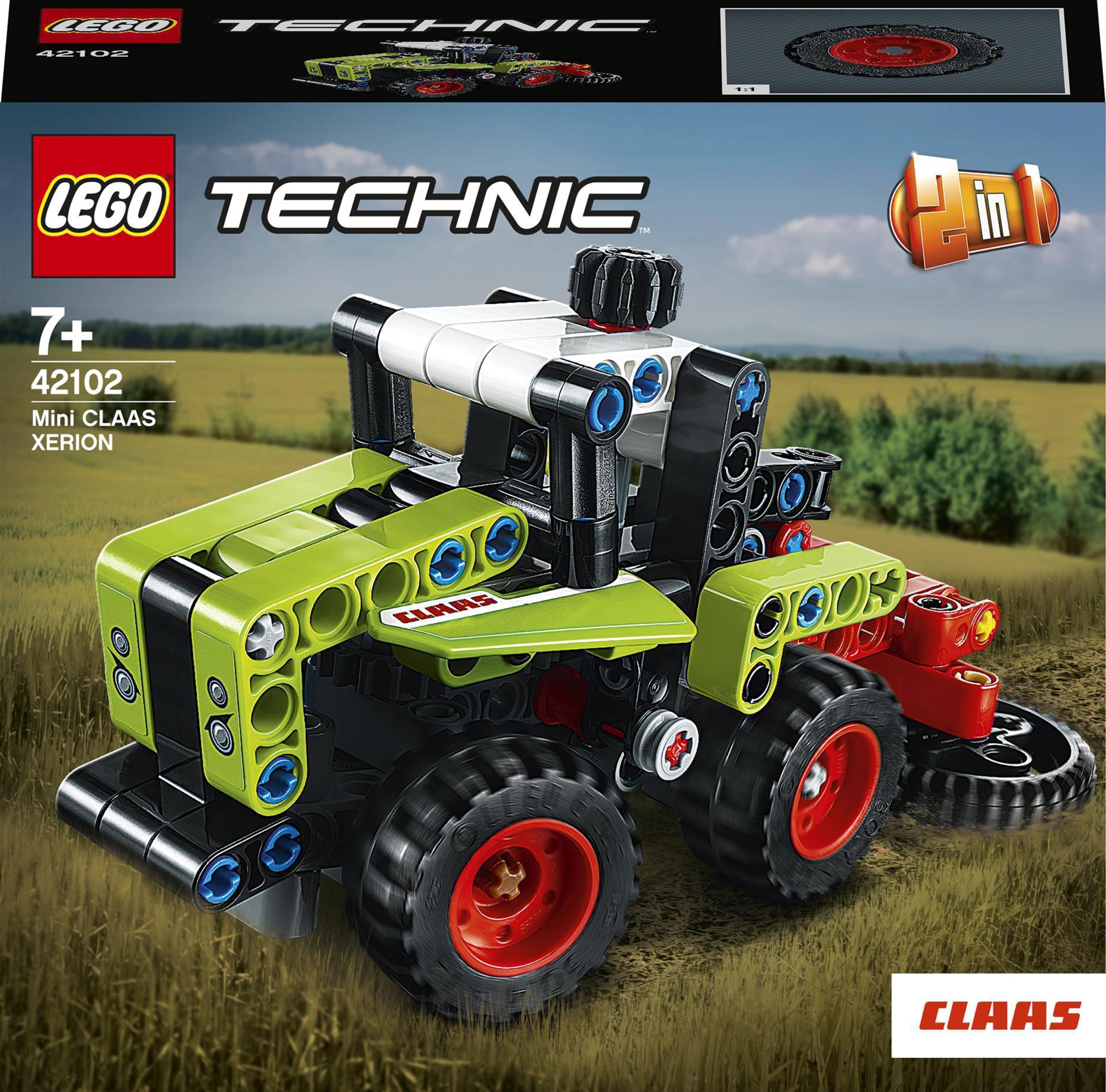 Акція на Конструктор LEGO Technic Mini CLAAS XERION 130 деталей (42102) від Rozetka UA