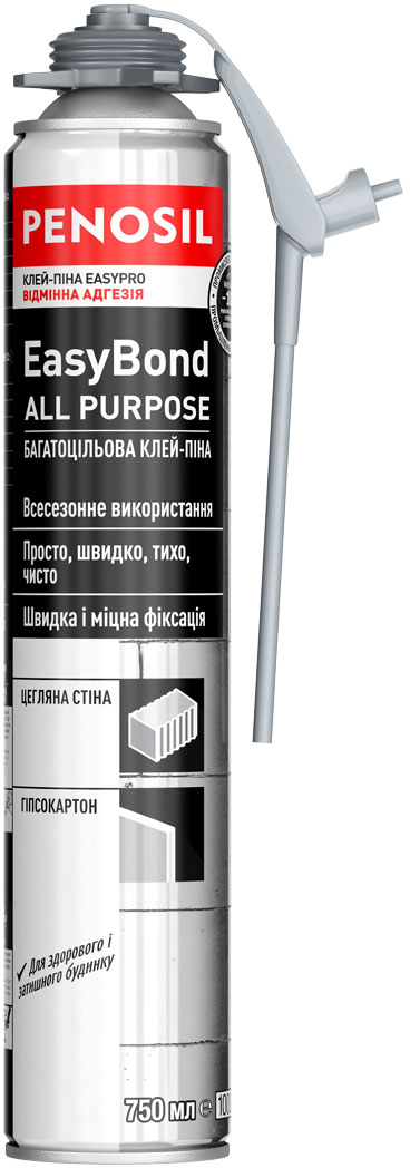 

Клей-пена Penosil EasyBond ALL Purpose многоцелевая 750 мл (А5508)