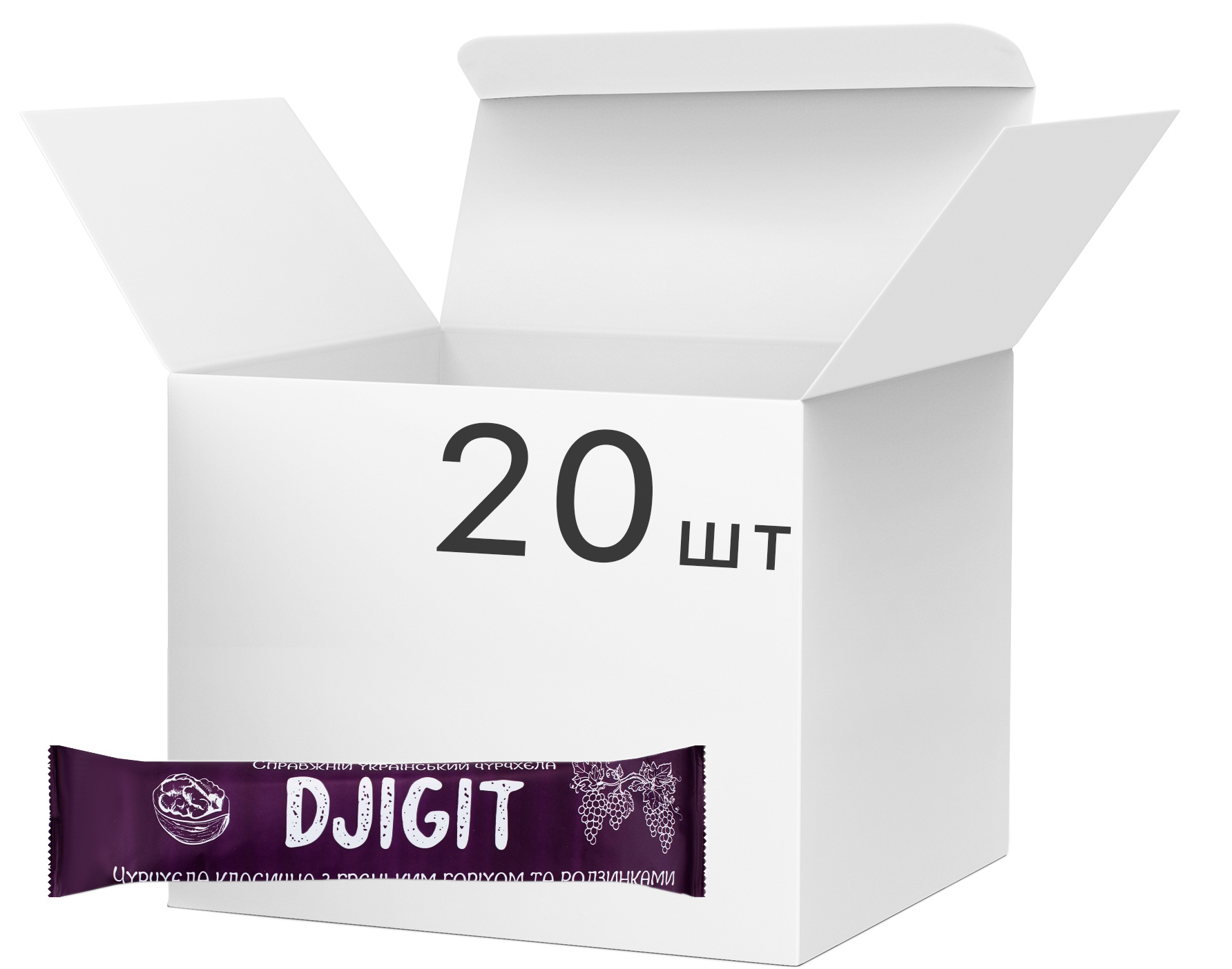 Акция на Упаковка орехово-фруктовых батончиков Djigit С изюмом 33 г х 20 шт (14820230800019) от Rozetka UA