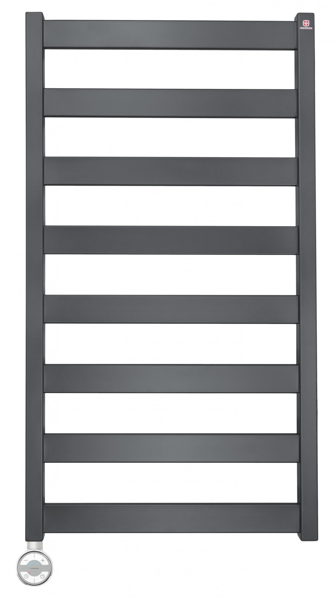 

Электрический полотенцесушитель TERMA VIVO 910х500 мм (modern grey), тэн MOA слева