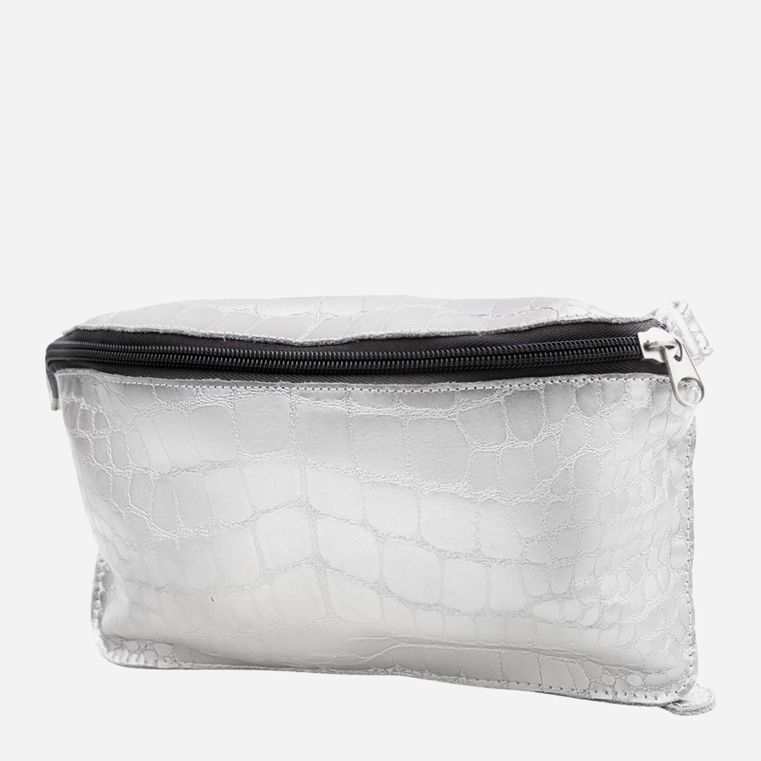 

Женская поясная сумка кожаная Gala Gurianoff GG3012 Silver