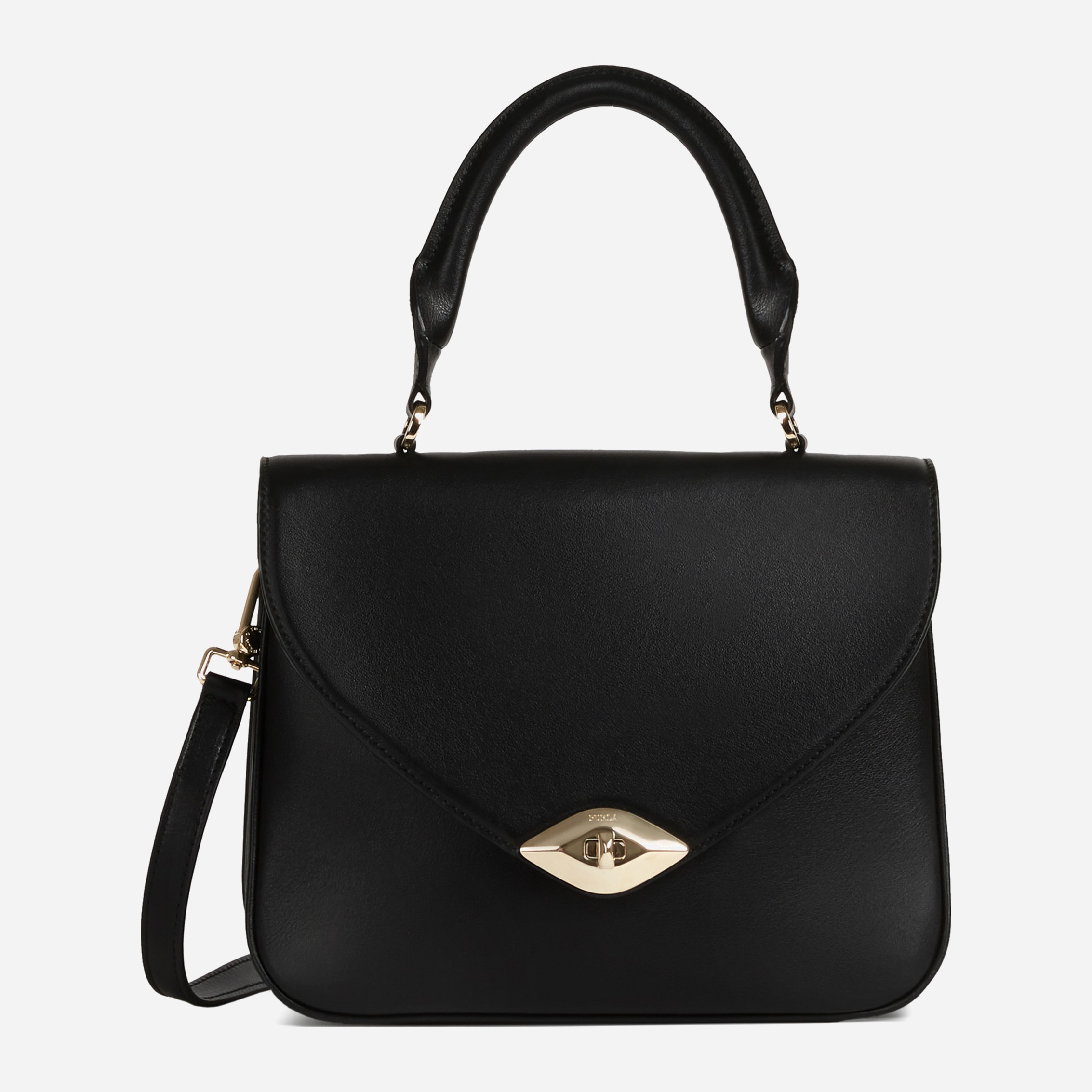 

Женская кожаная сумка Furla Eye S Top Handle 1045247 Черная