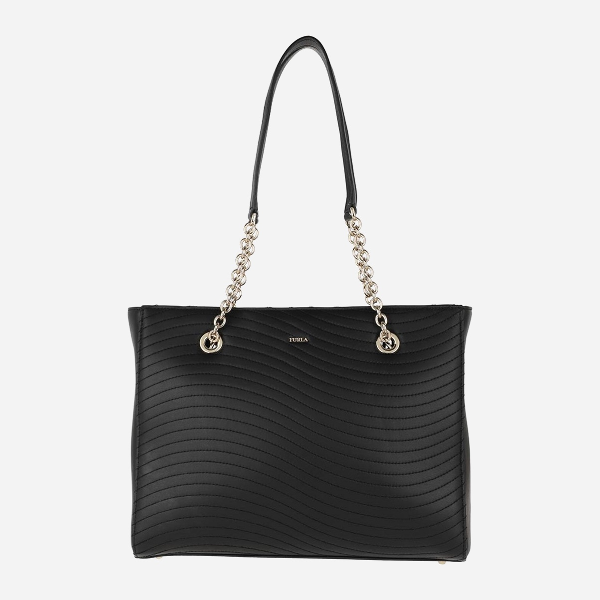 

Сумка женская кожаная Furla Swing S Tote W/Chain 1049161 Черная