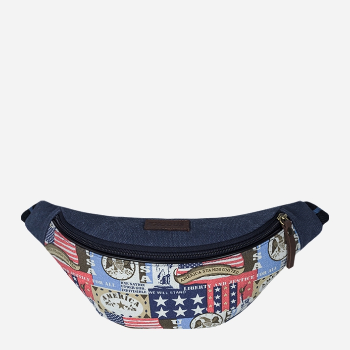 

Поясная сумка Exodus Leather Canvas America P2107EX883 Синяя