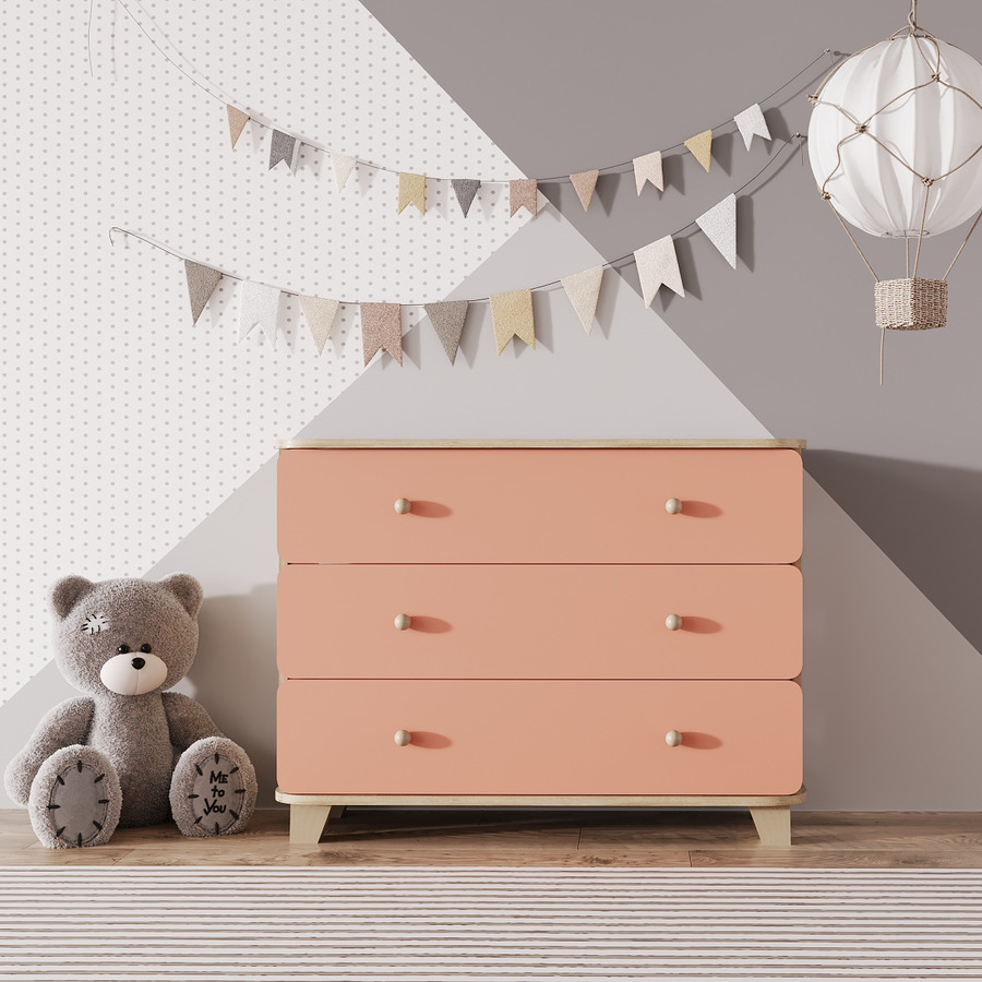 

Комод детский Fenster Ариэль Сонома/Конфитюр