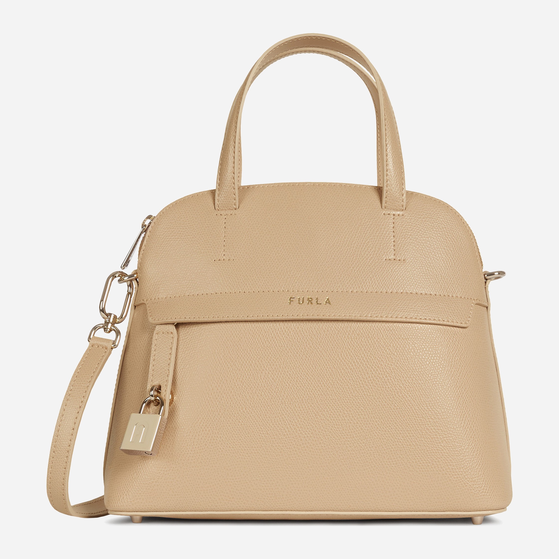 

Сумка женская кожаная Furla Piper S Dome 1057358 Песочная