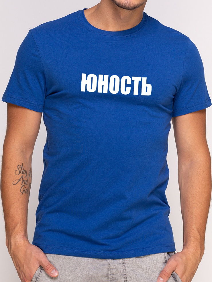 

Футболка Manatki Юность п1947  Синяя, Футболка Manatki Юность п1947 M Синяя