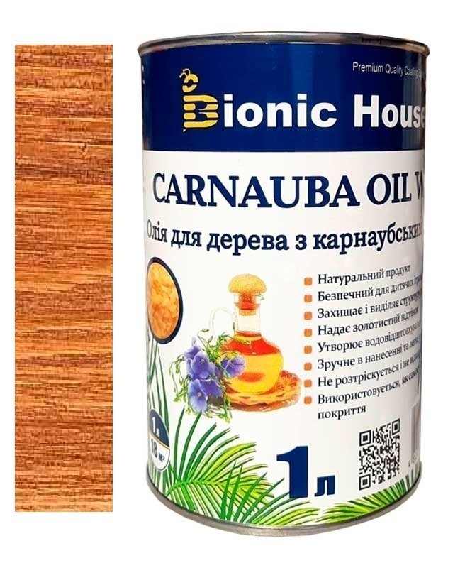 

Карнаубский масло-воск для дерева 1 л Миндаль