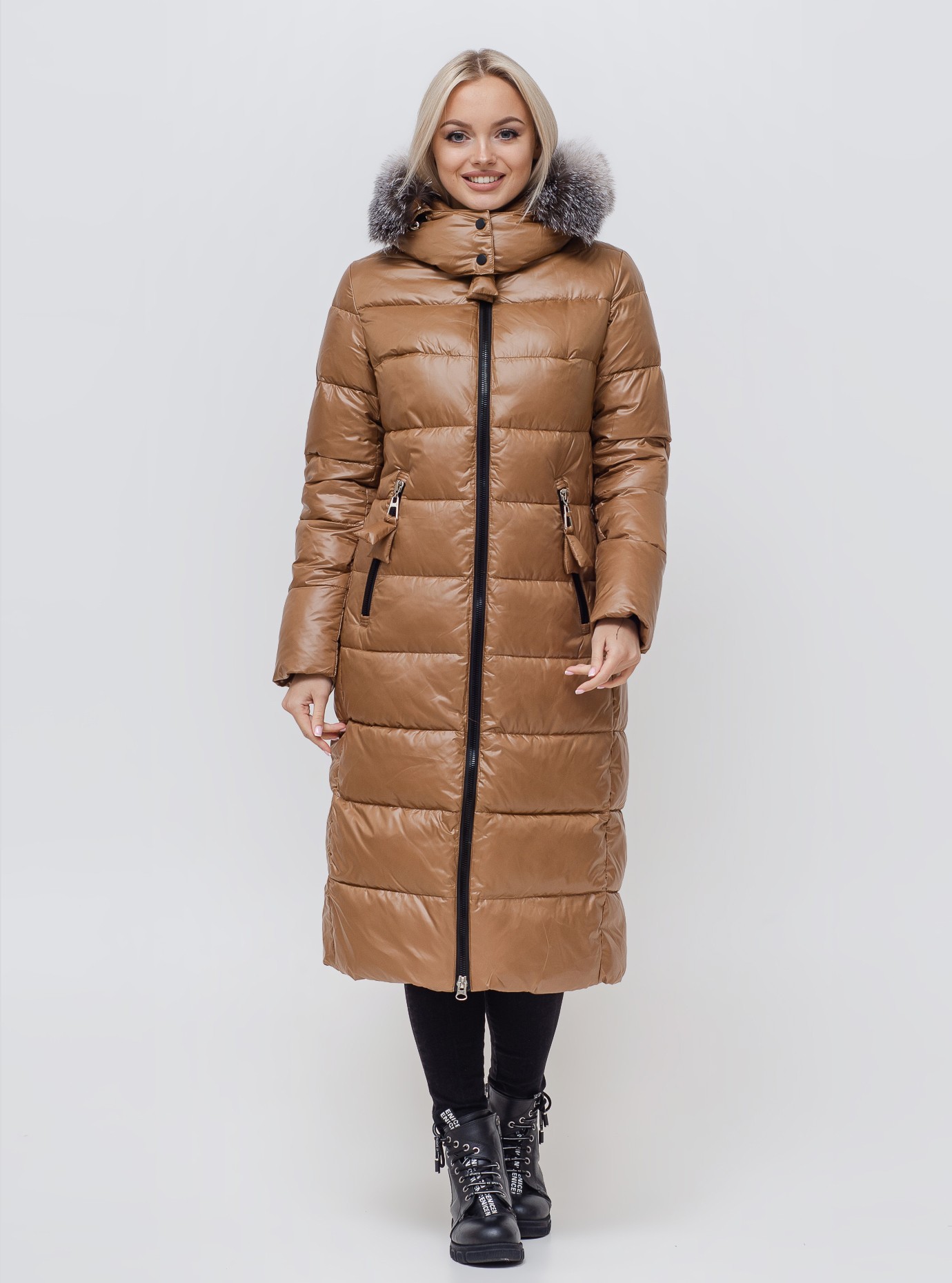

Куртка зимняя SOVA 8597 удлиненная S золотая