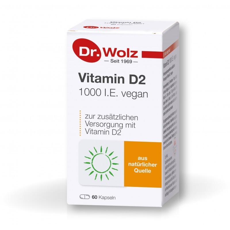

Витамины Dr. Wolz D2 1000 МЕ 60 капсул