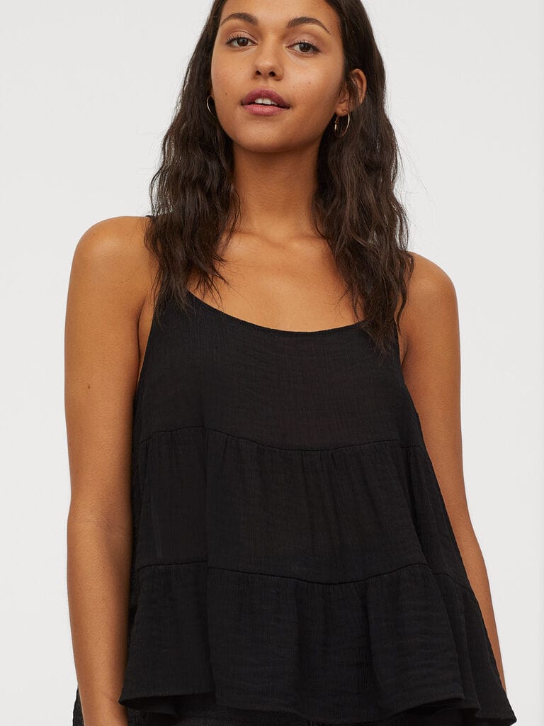 

Топ H&M 060860657 42 Черный