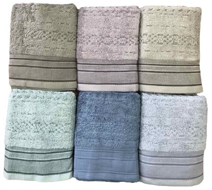 

Набор махровых полотенец Sikel Жаккард Destina 50х90 6 шт (ts-6001779)