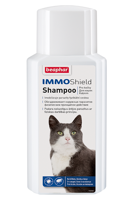 

Шампунь от паразитов для кошек Beaphar IMMO Shield 200 мл