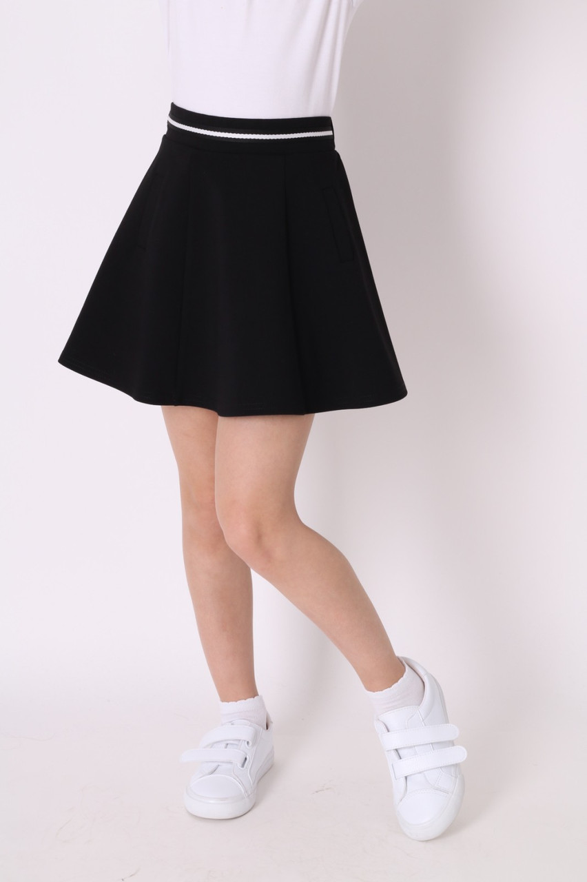 

Шкільна спідниця для дівчинки Mevis 3769-1 чорний 116