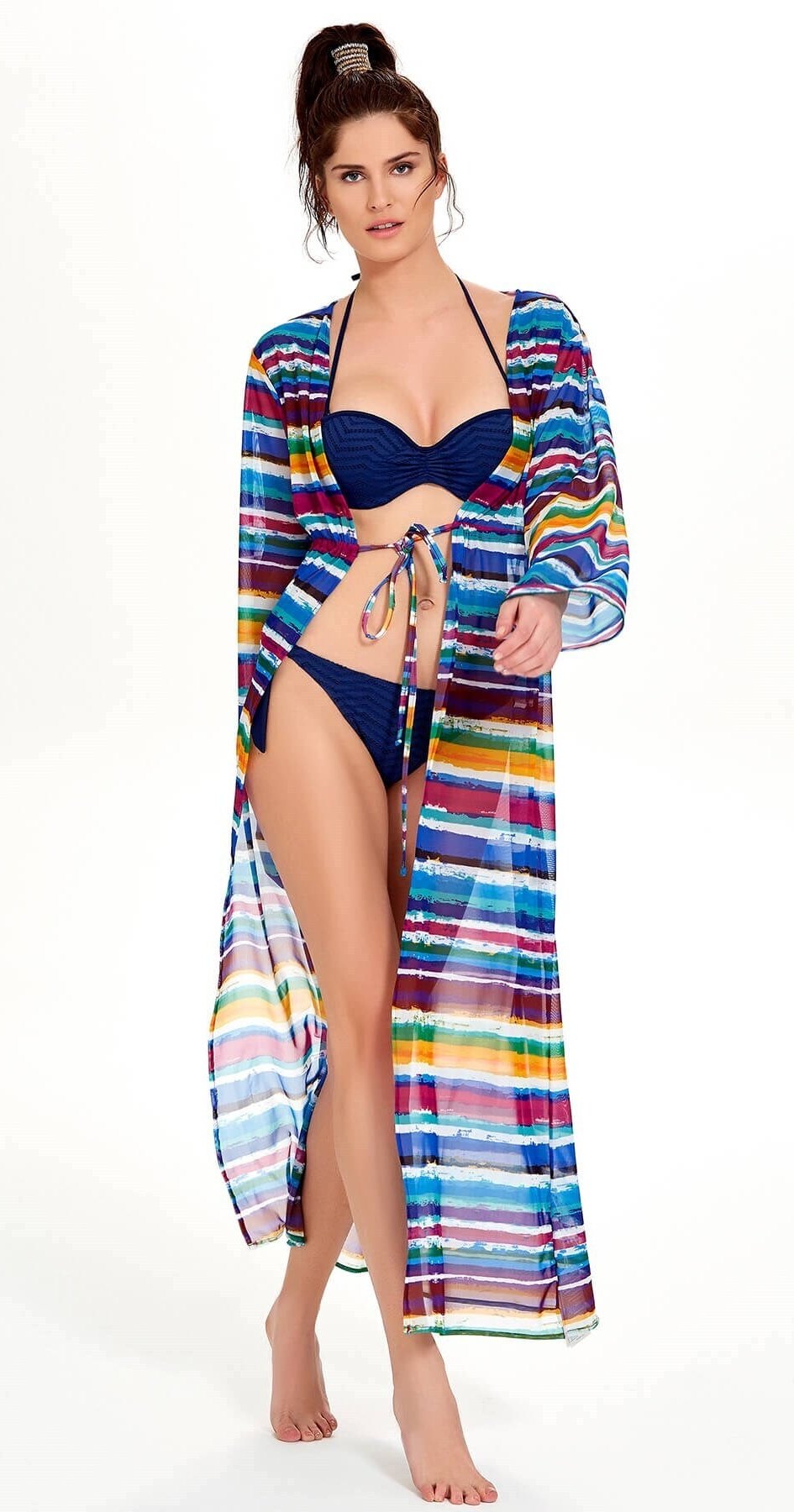 

Пляжная туника Argento S/M/L синий 2106-1339