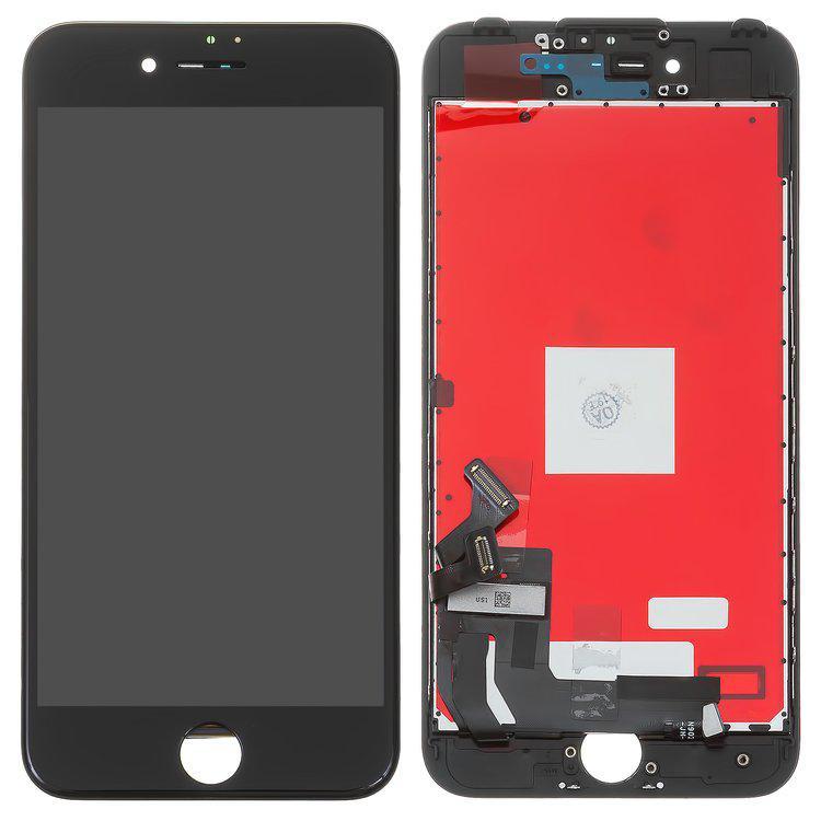 

Дисплей для Apple iPhone 7, чорний, з сенсорним екраном, з рамкою, копія, NCC ESR ColorX