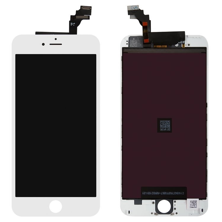 

Дисплей для Apple iPhone 6 Plus білий із сенсорним екраном з рамкою AAA