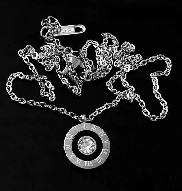 

Цепочка с кулоном сталь родированная кст090 Stainless Steel