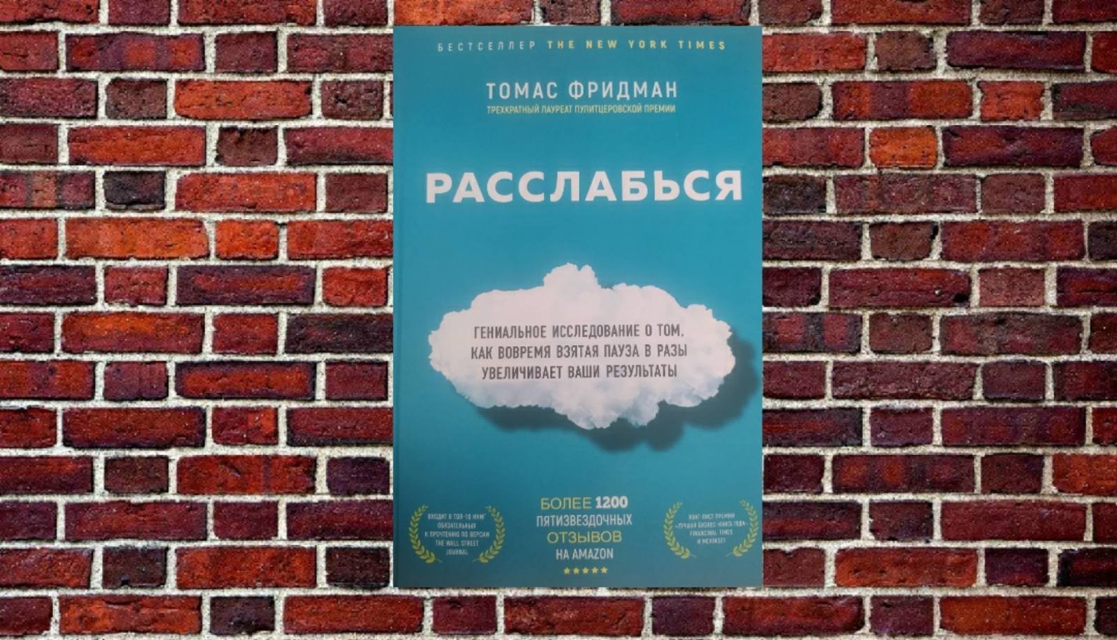 

"Расслабься. Гениальное исследование о том, как вовремя взятая пауза в разы увеличивает ваши результаты." Томас Фридман