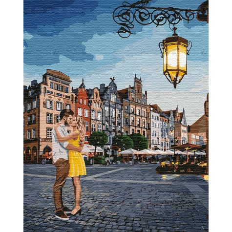 

Картина по номерам. "Свидание в Гданьске" 40*50см KHO4755 392537