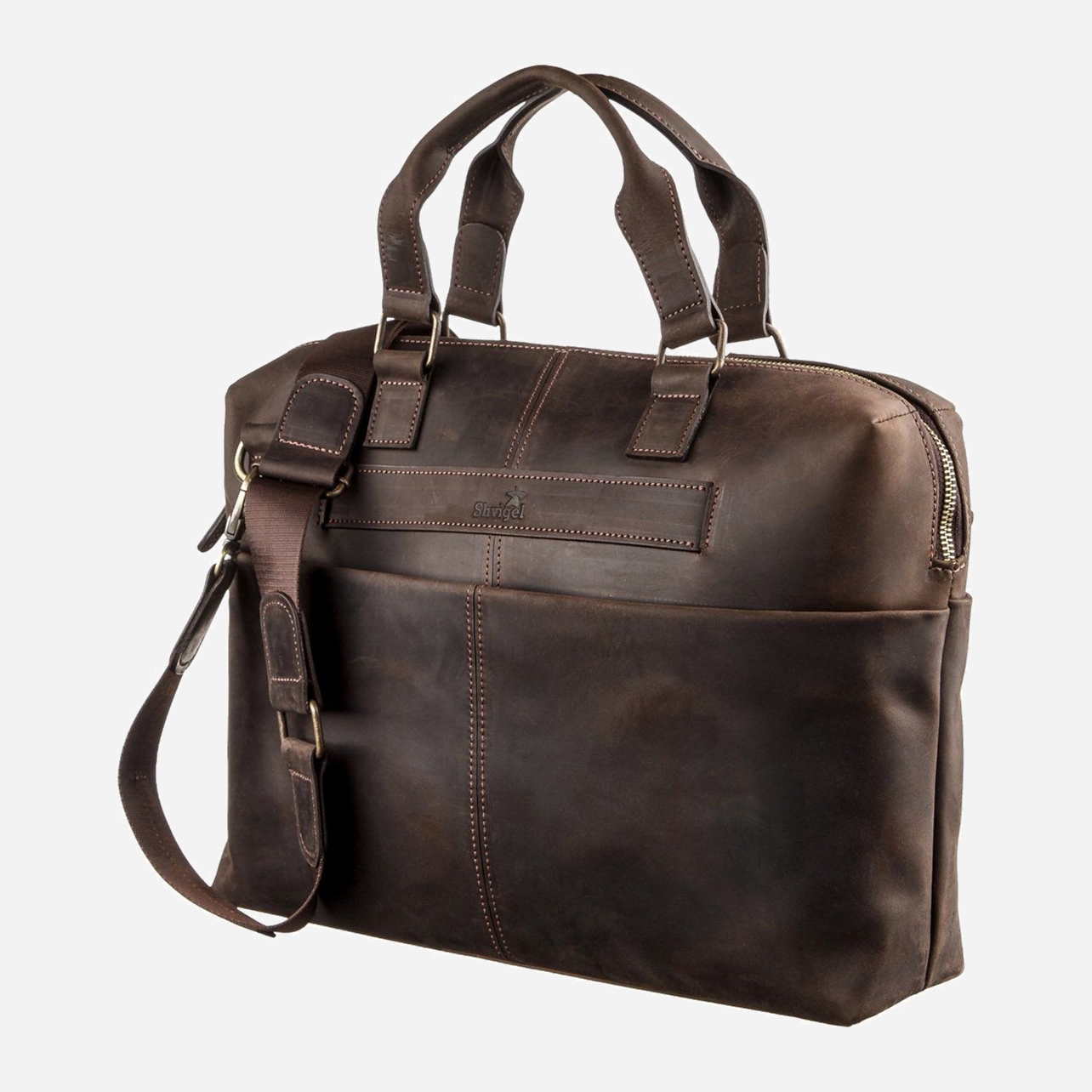 

Сумка Shvigel leather-11250 Коричневая