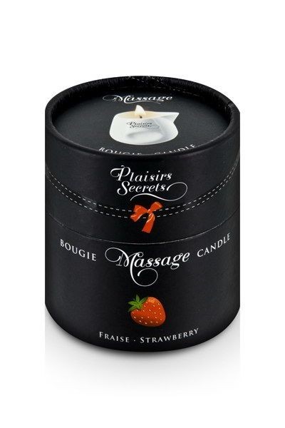 

Массажная свеча Plaisirs Secrets Strawberry 80 мл