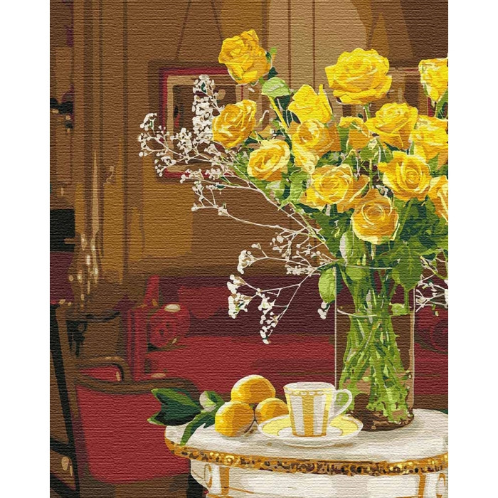 

Картина по номерам. "Яркий букет" 40*50см KHO3096 392496