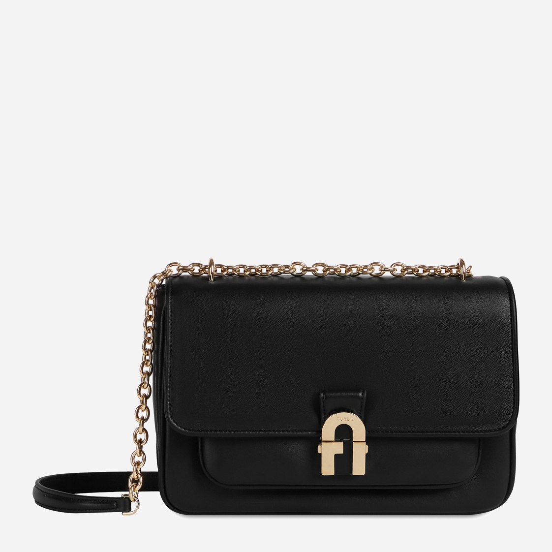 

Сумка женская кожаная Furla Ppillow (Cosy) S Shoulder Bag BZY4PIL Черная